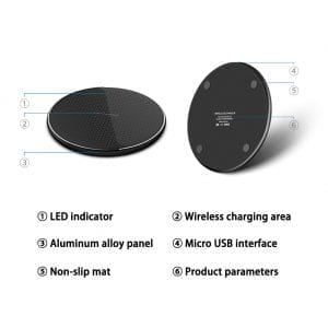 15W Fast Wireless Charger Pad - Shades Electronics