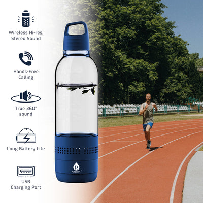 Pursonic 2-in-1 Water Bottle with Built-In Wireless Speaker - Shades Electronics