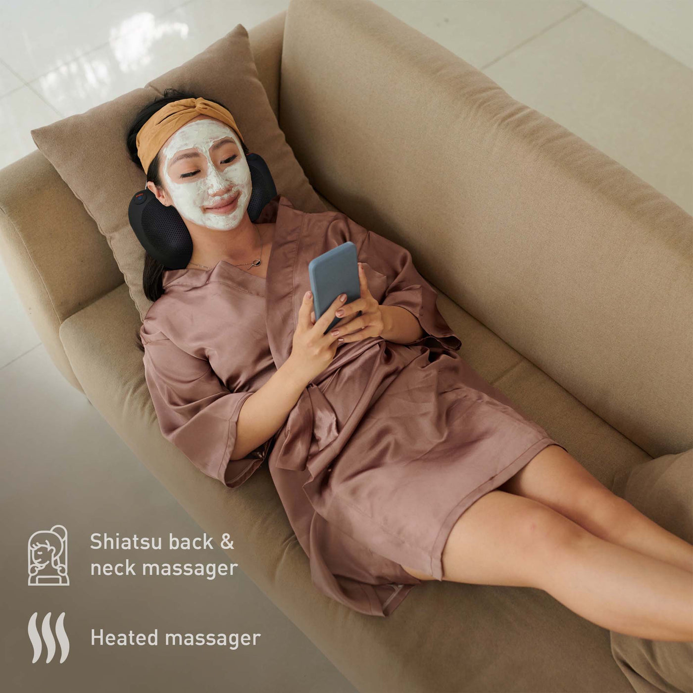 Ultimate Massage Therapy Bundle: 3-Speed Gun & Shiatsu Massager - Shades Electronics