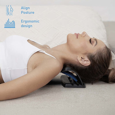 Head-to-Toe Relaxation Bundle: Massage Gun, Neck & Shoulder Stretcher, Foot Massager - Shades Electronics
