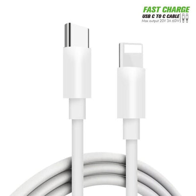 USB C to IOS PD 18W 2.4A Charging Cable For Lightning adapter - Shades Electronics
