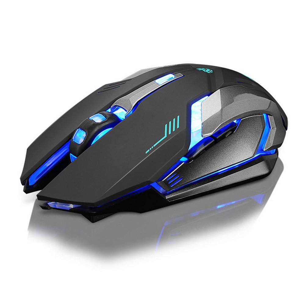 Ninja Dragon Stealth 7 Wireless Silent LED Gaming Mouse - Shades Electronics