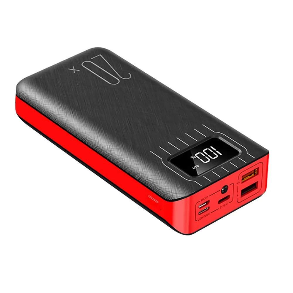20000mAh External Battery Power Bank Dual USB With LED Flashlight - Shades Electronics