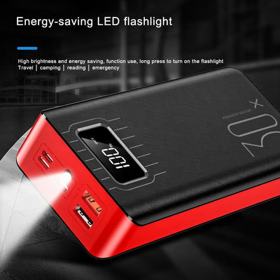 20000mAh External Battery Power Bank Dual USB With LED Flashlight - Shades Electronics