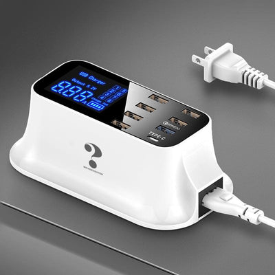 Multi-Port USB Charger Station Type C - Shades Electronics