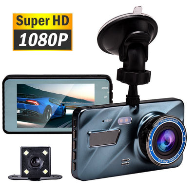 3 in 1 Rear View Dual Camera Full HD Night Vision Car Dash Camera - Shades Electronics