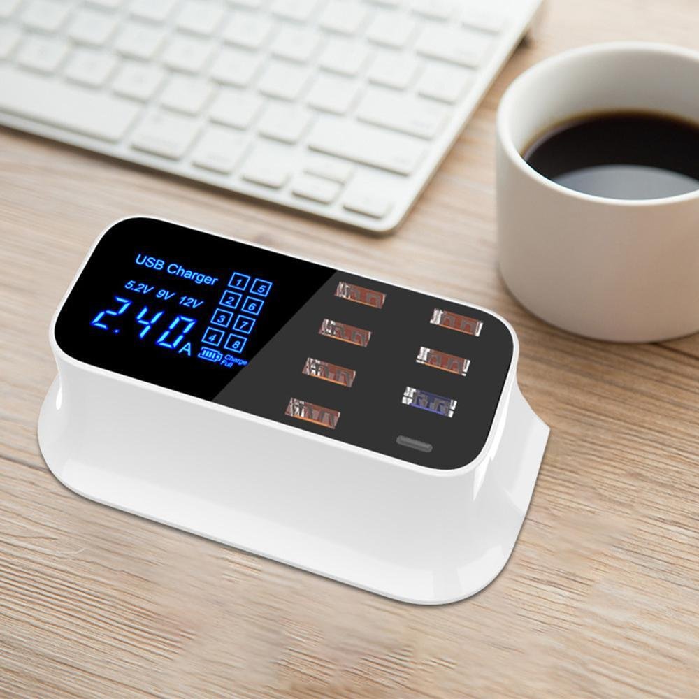 Multi-Port USB Charger Station Type C - Shades Electronics