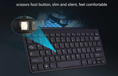 2.4 GHz Wireless Mini Keyboard And Optical Mouse Set - Shades Electronics