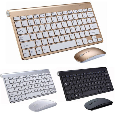 2.4 GHz Wireless Mini Keyboard And Optical Mouse Set - Shades Electronics