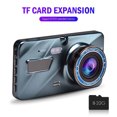 3 in 1 Rear View Dual Camera Full HD Night Vision Car Dash Camera - Shades Electronics