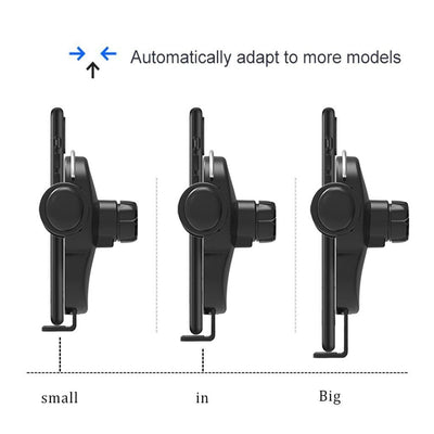 10W Wireless Triangle Mount Automatic Clamping Car Fast Charger - Shades Electronics