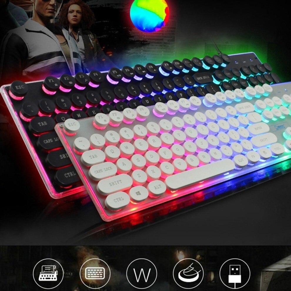 Dragon LED Backlight Gaming USB Wired Keyboard Mouse Set - Shades Electronics