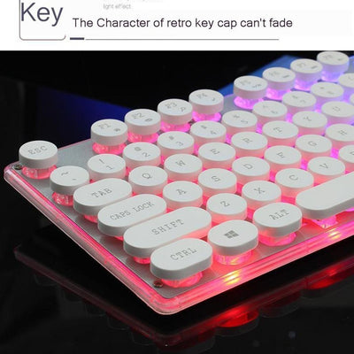 Dragon LED Backlight Gaming USB Wired Keyboard Mouse Set - Shades Electronics