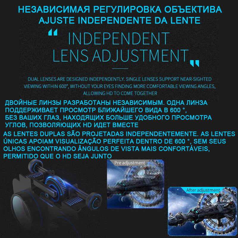 Dragon Magic G6 VR Gaming Stereo 3D Headset - Shades Electronics