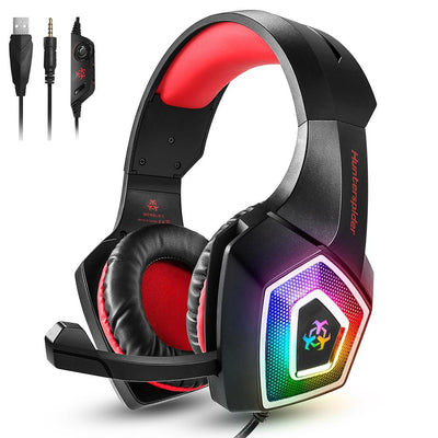 Dragon Stereo LED Gaming Headset with Microphone - Shades Electronics
