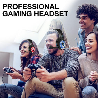 Dragon Stereo LED Gaming Headset with Microphone - Shades Electronics